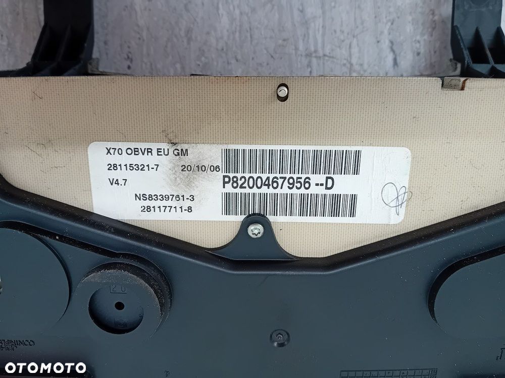LICZNIK OPEL MOVANO 8200467956 2.5 DCI - 6