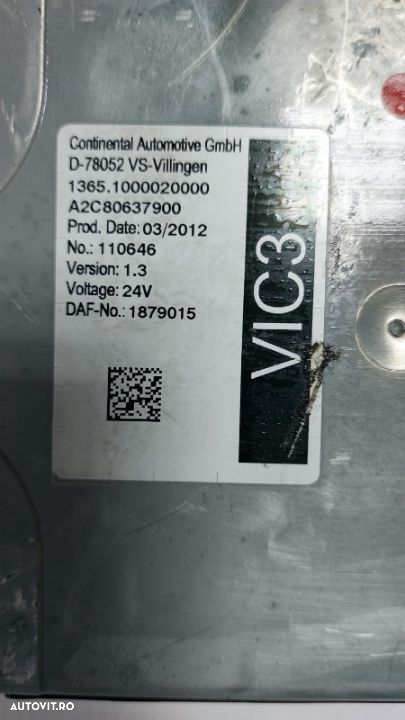 Calculator VIC 3 DAF XF - 2