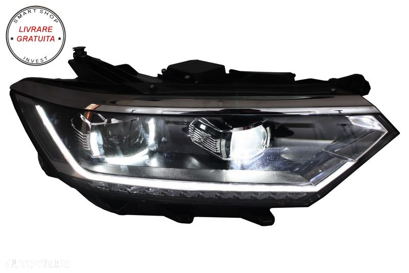 Faruri Full LED Dinamic VW Passat B8 3G (2014-2019) Matrix Look- livrare gratuita - 7