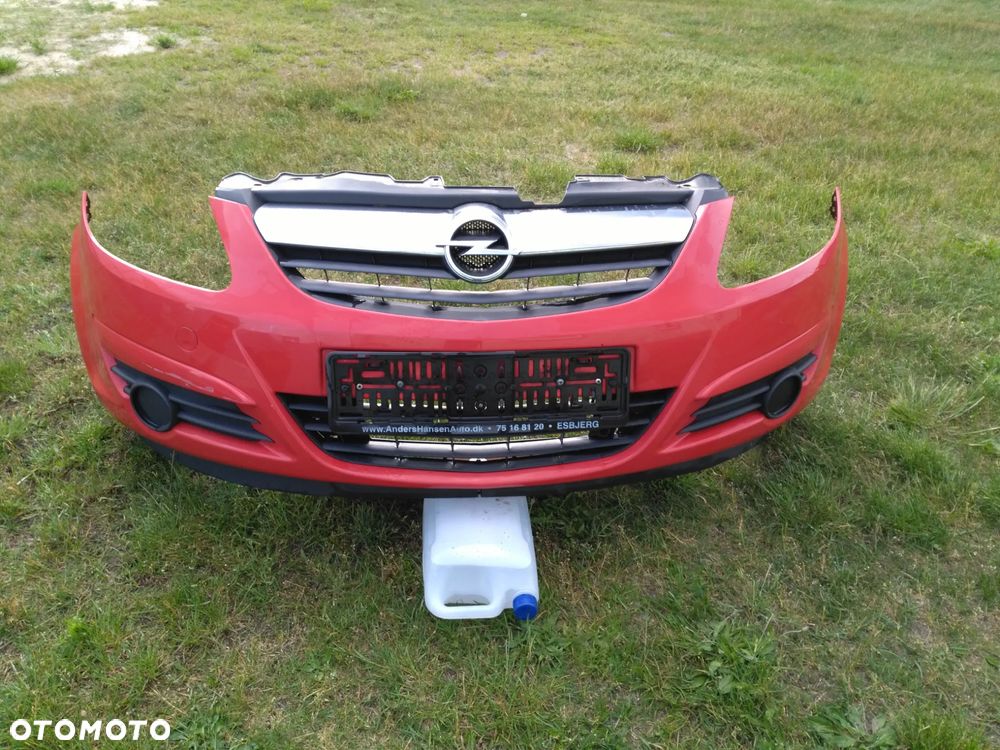 opel corsa D Z547 lampy maska wzmocnienie czołowe - 16