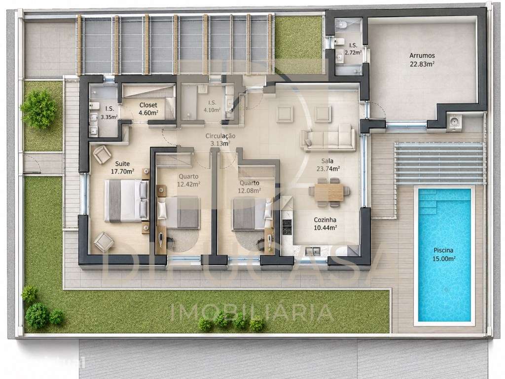R205_Moradia isolada T3 + Anexo (23m2) - Grande imagem: 5/6