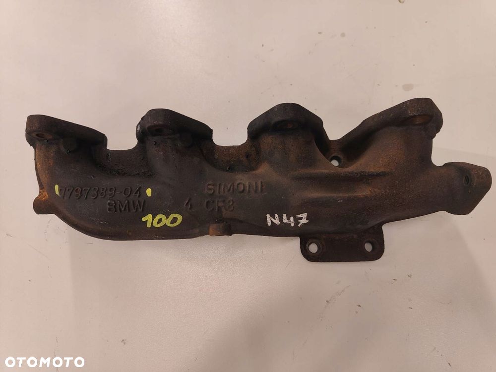 bmw 2.0d n47 07-10 oe 779738904 kolektor wydechowy e90 e60 e87 - 1