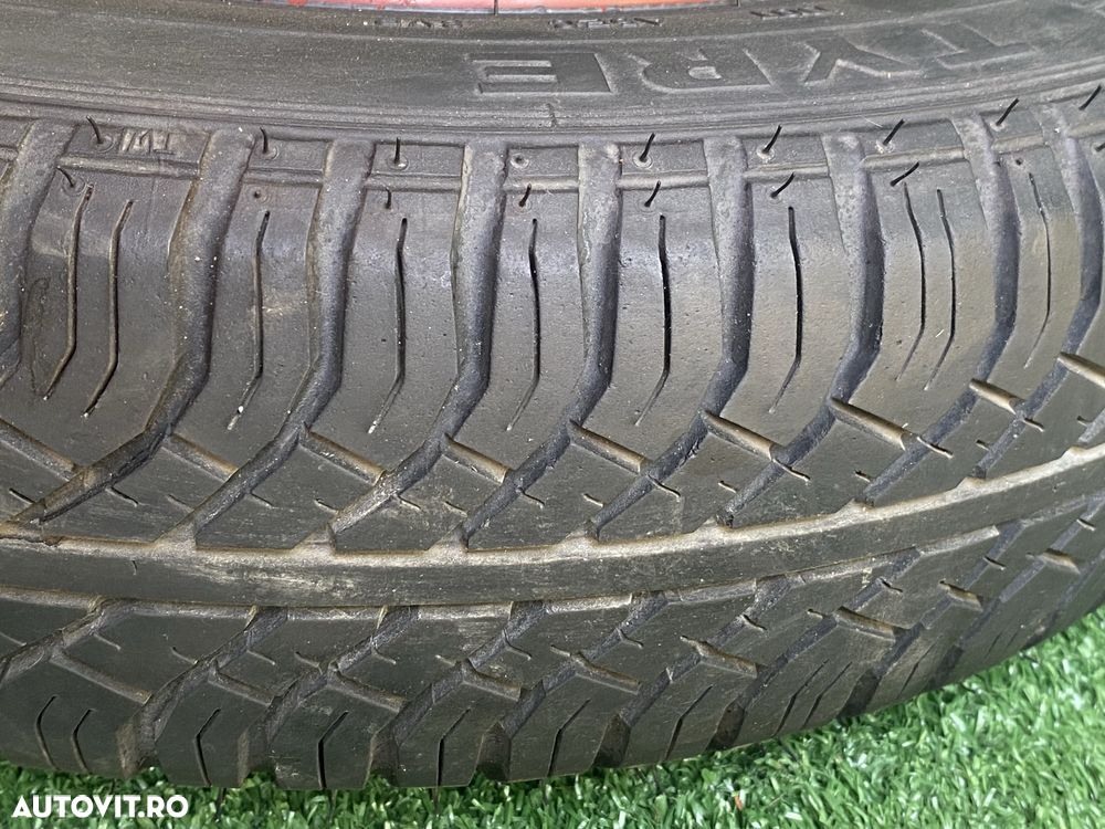 Roata rezerva originala Fiat 500 Lancia 4X98 cu anvelopa 135 80 13 - 8