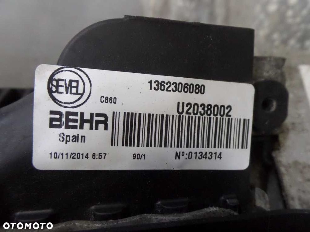 DUCATO BOXER LIFT 2.2 HDI 14-19 KOMPLET CHLODNIC WENTYLATOR 1362306080 - 5