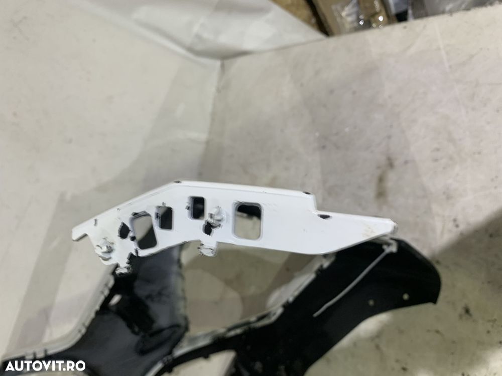 Bara fata BMW X1 F48, facelift, LCI, 2019, 2020, 2021, 2022, 2023, cod origine OE 51117954205, cu gauri pentru spalatori faruri si senzori de parcare (6). - 5