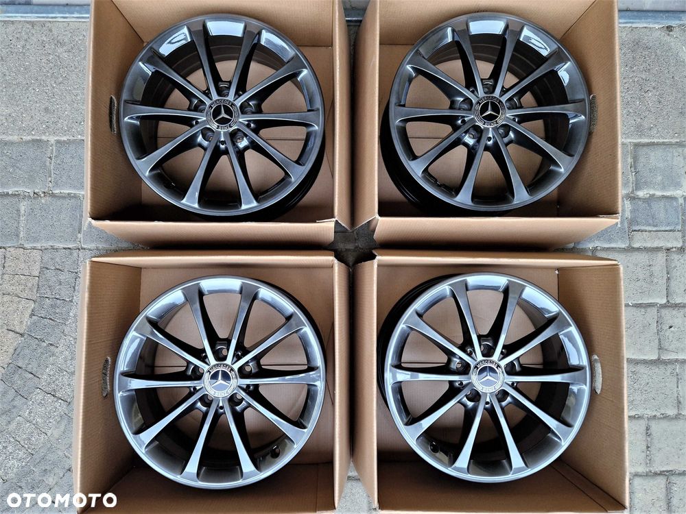 Alufelgi 17 Chrom Shadow ! Mercedes A B C CLA GLA V Vito Viano 5x112 726# - 7