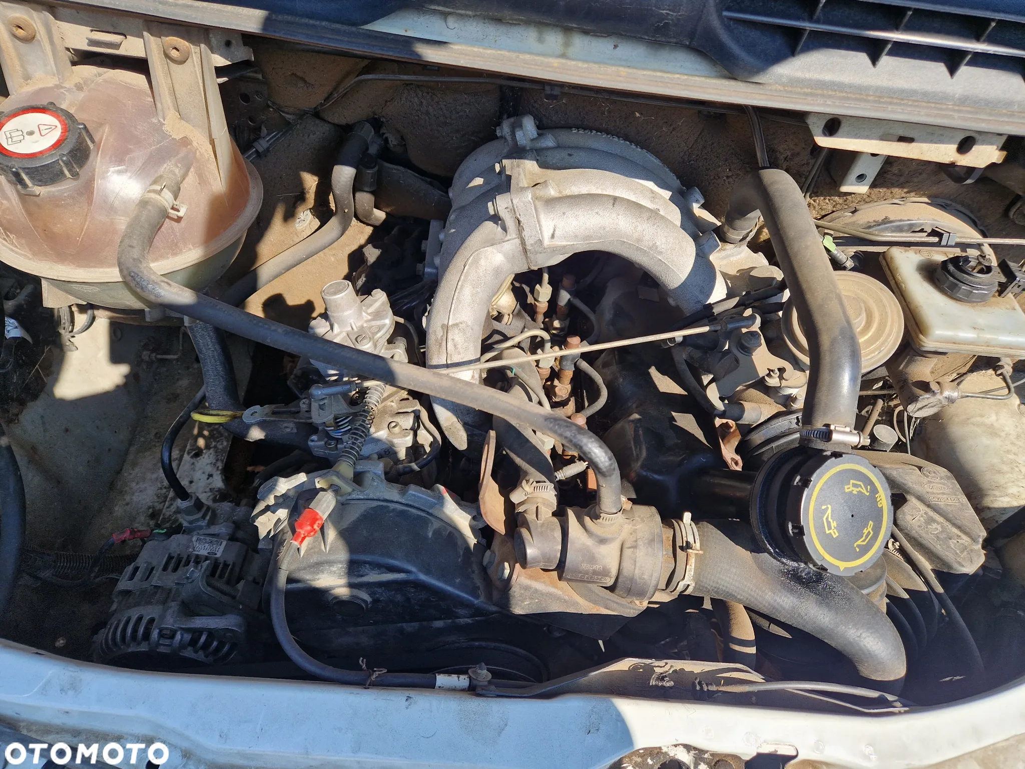 ford transit mk5 silnik 2.5D skrzynia sanki belka przód tył wahacz zacisk zwrotnica maglownica - 2