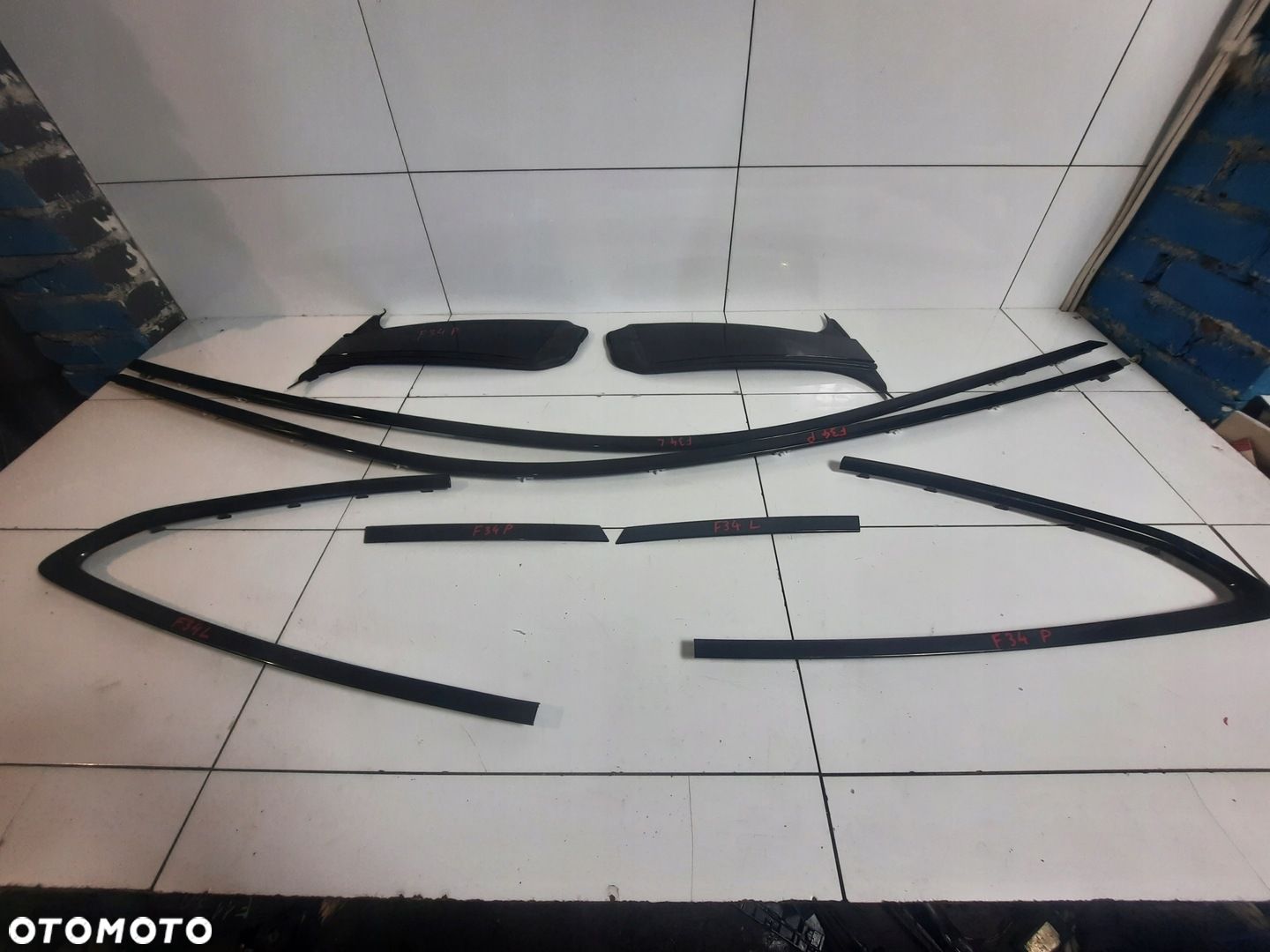 BMW 3 F34 GT LISTWY SHADOW LINE KOMPLET M PAKIET - 1