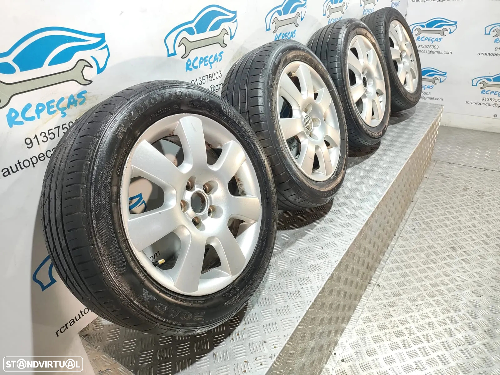 - Jantes 16 Borbet Originais VW Volkswagen New Beetle 6,5J ET42 5x100 - 3