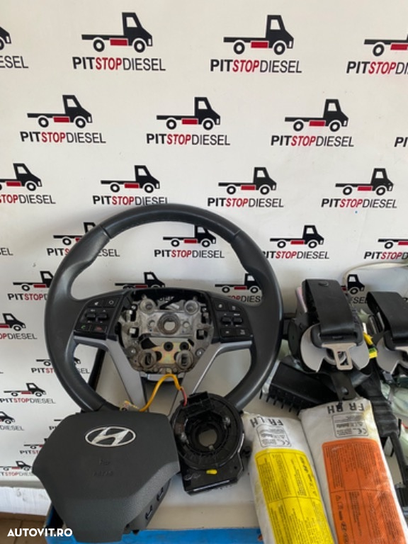 Kit airbag volan plansa bord centura hyundai tucson 2014 2015 2016 2017 2018 2019 2020 - 3