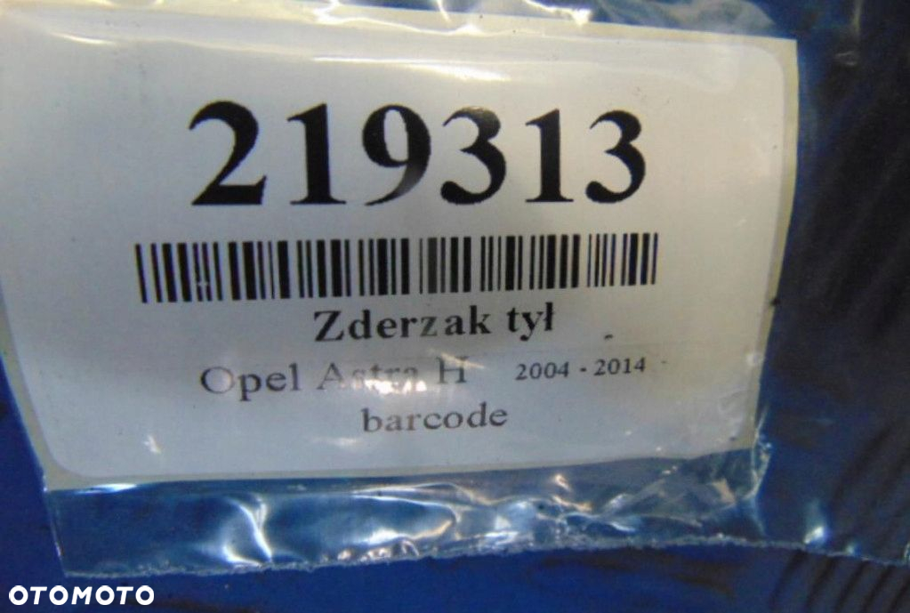 OPEL ASTRA H KOMBI ZDERZAK TYŁ STAN WIDOCZNY NA ZDJĘCIU - 9