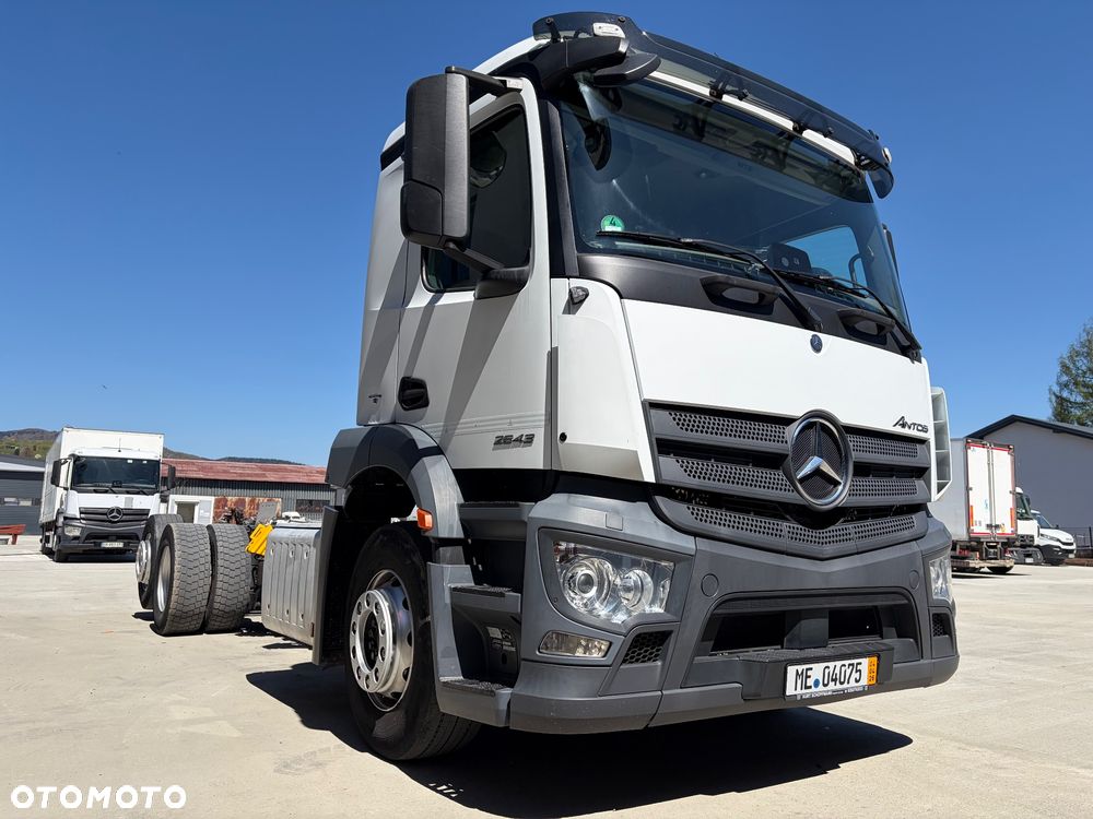Mercedes-Benz ACTROS ANTOS 2543 6X2 rama do zabudowy oś skrętna 4,9m rozstaw - 5