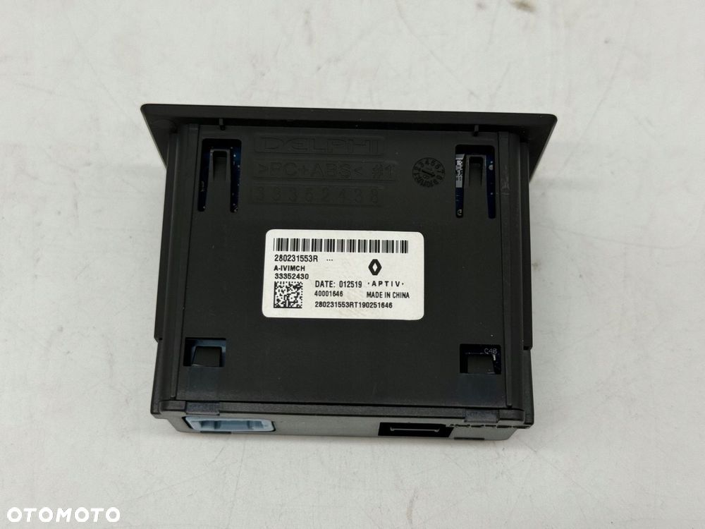 gniazdo aux usb renault clio v 33352438 - 3