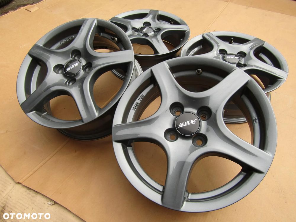 4x Felgi Aluminiowe 15 Opel Adam Vectra A Astra F Aveo Tigra Vectra Combo C Corsa B C D E Meriva Kadet Chevrolet Spark Lanos Nexia Nubira Aveo 5,5 j 4x100 ET40 piasta 56,6 mm + czujniki TPMS ALUTEC GERMANY - 12