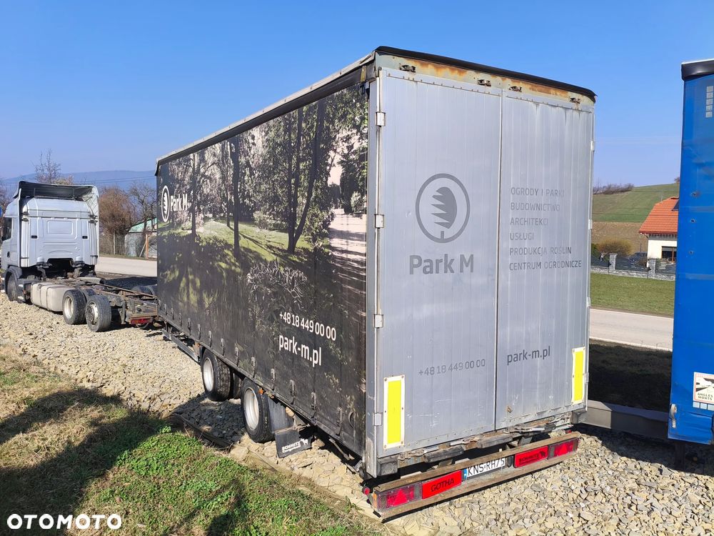 Schmitz Cargobull 8.2 m tandem na tarczach firanka drzwi 19.5 bliźniak - 12