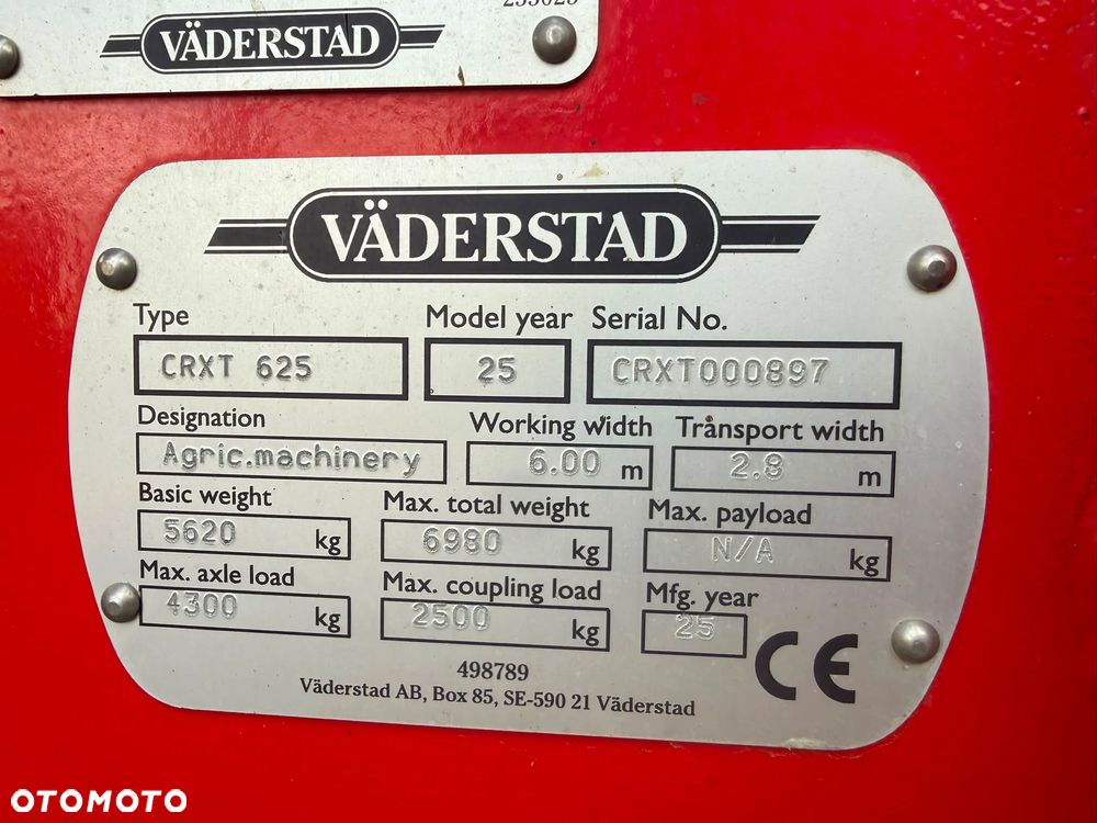Väderstad XT 625 - 6