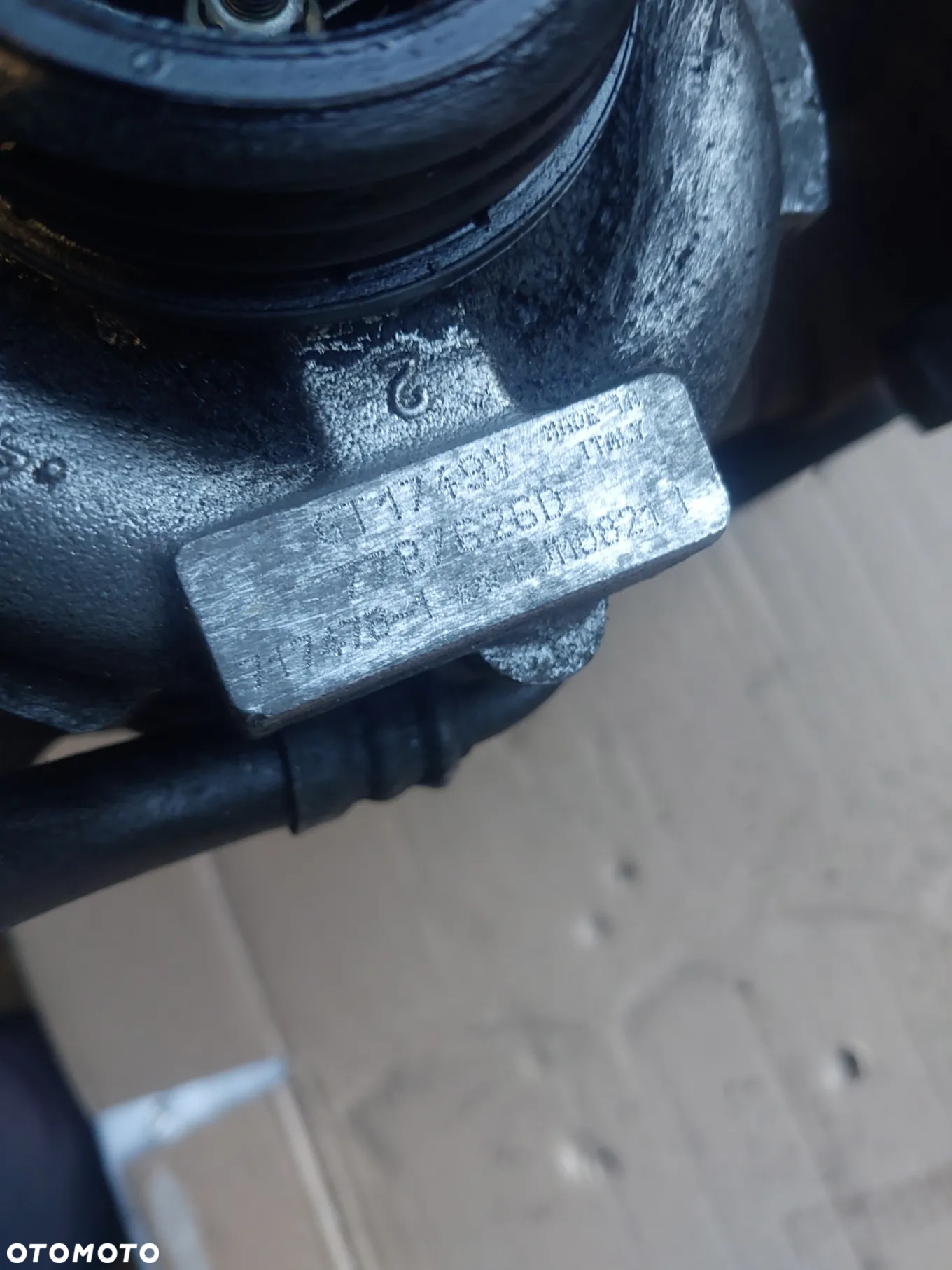 Turbo Turbina Turbosprężarka BMW E81 E87 320D 520d E46 X3 E83 2.0D 150 KM 110 kW Garett GT1749V  7787626D  717478-1 - 4