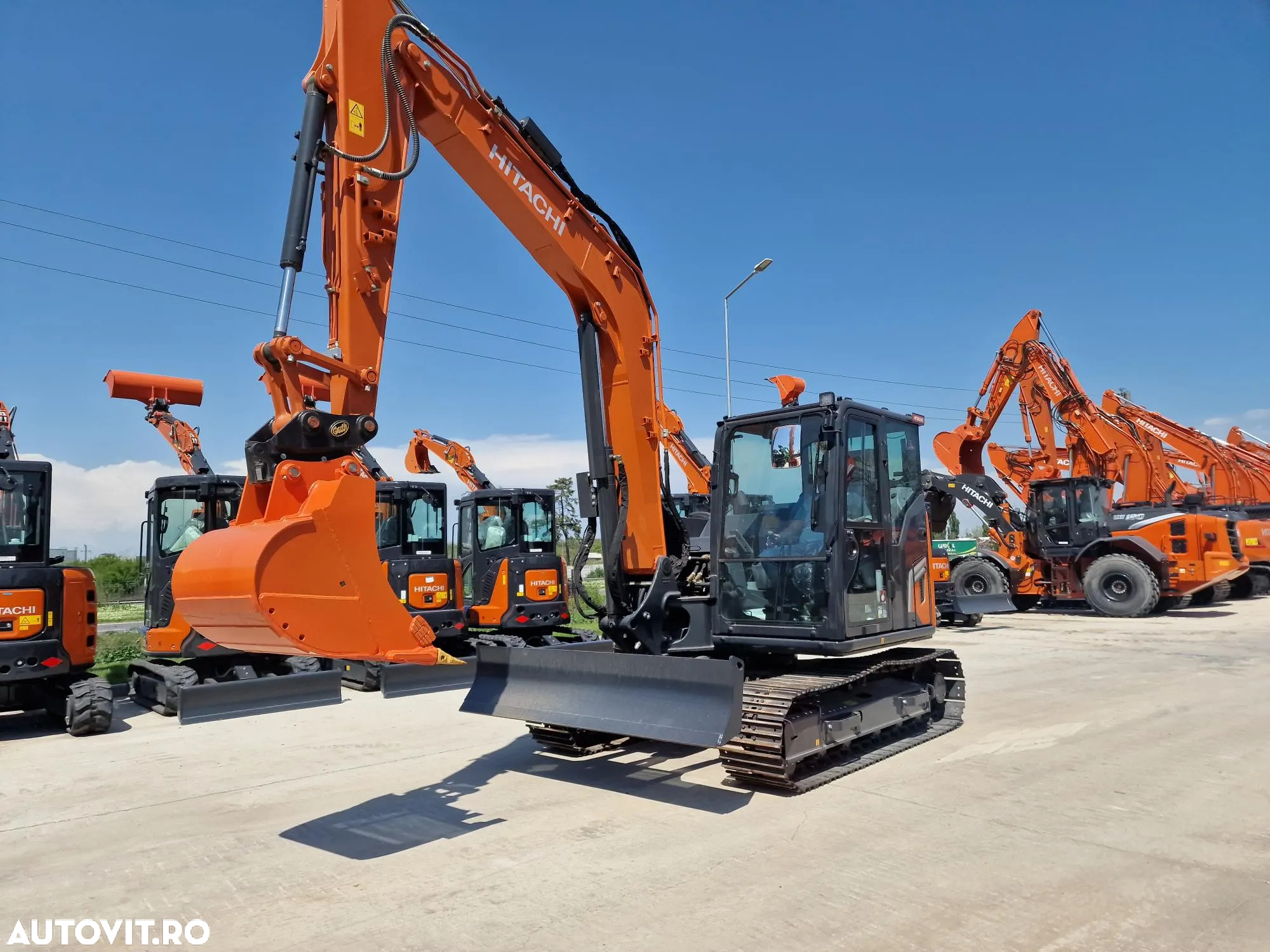 Hitachi ZX95, 9,2 tone, LAMA, Cupla rapida+3 CUPE NOI, Aer conditionat, produs in Japonia, Senile metalice, posibilitate leasing, PROMOTIE 92.000EUR+Tva - 9