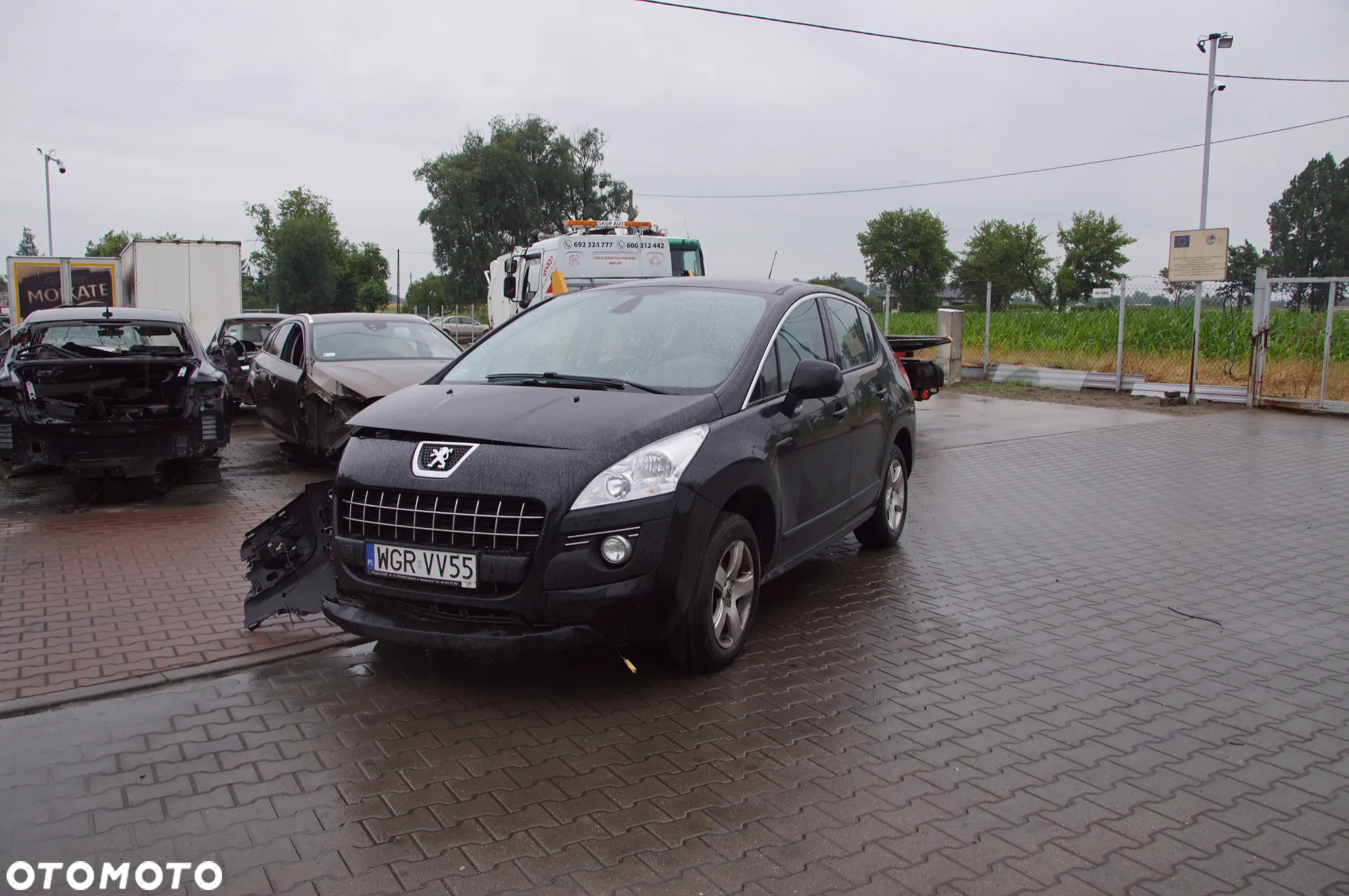 Auto na części - Peugeot 3008 1 I 1.6 HDI 112 KM 9HR DV6C CP17X71 KTV 2011R Drzwi Lusterko Szyba Lampa Zderzak Błotnik Skrzynia Silnik Sterownik Licznik Deska Kokpit - 2