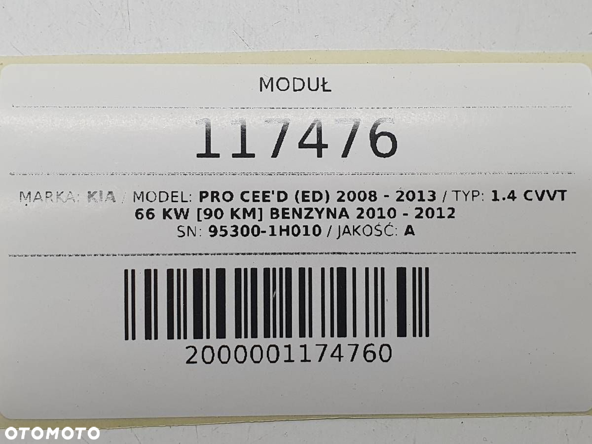 MODUŁ STEROWNIK KIA PRO CEED I 95300-1H010 - 5