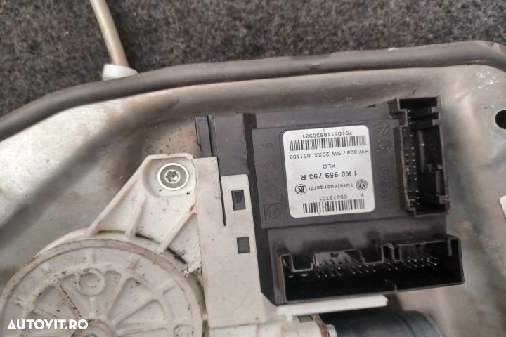 Macara geam fata stanga electrica 5M1837401L 1K0959793R 998576103 998 - 4