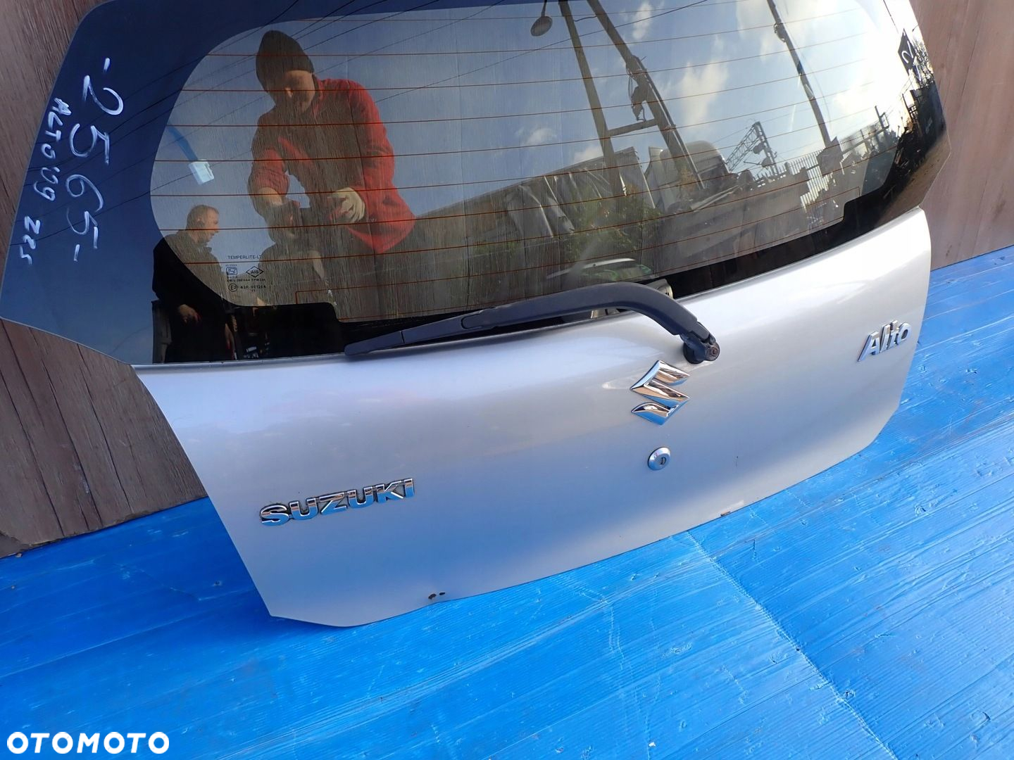 SUZUKI ALTO 09-14 KLAPA BAGAŻNIKA SZYBA TYLNA Z2S - 5