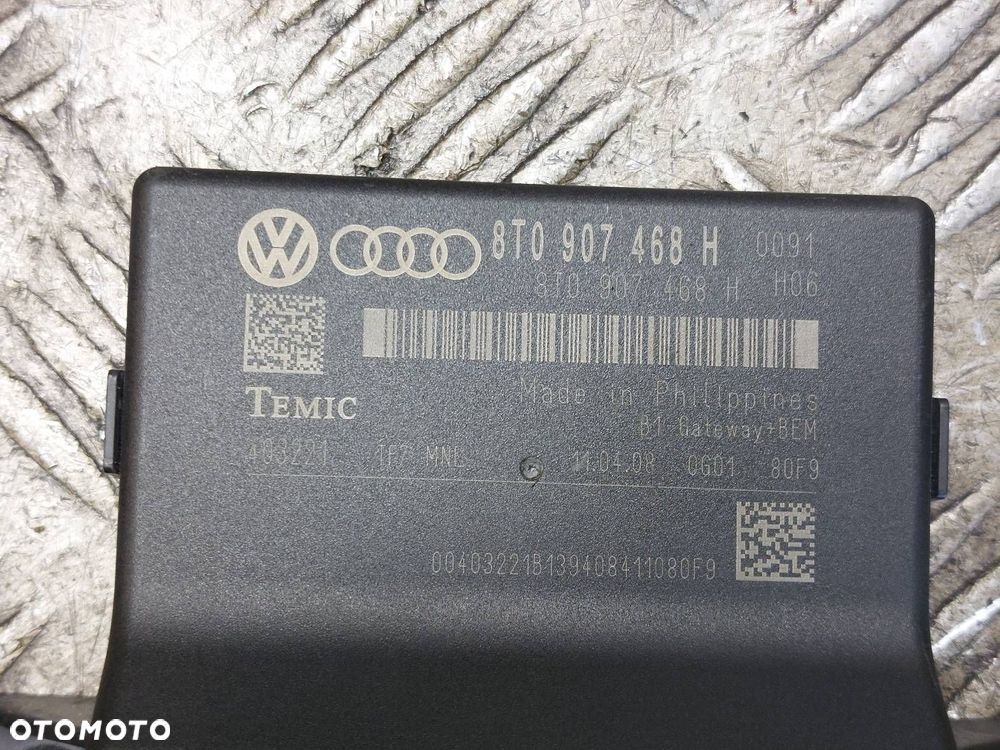 ZESTAW STARTOWY LICZNIK AUDI A4 B8 1.8 TFSI 8K1907115A 8K0920930A - 9