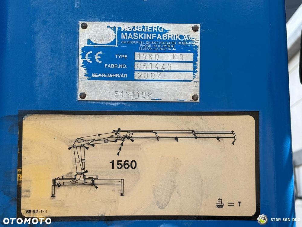 Volvo FE 240 4x2 HMF 1560 K3 HDS Żuraw Rotator Crane Kran - 27