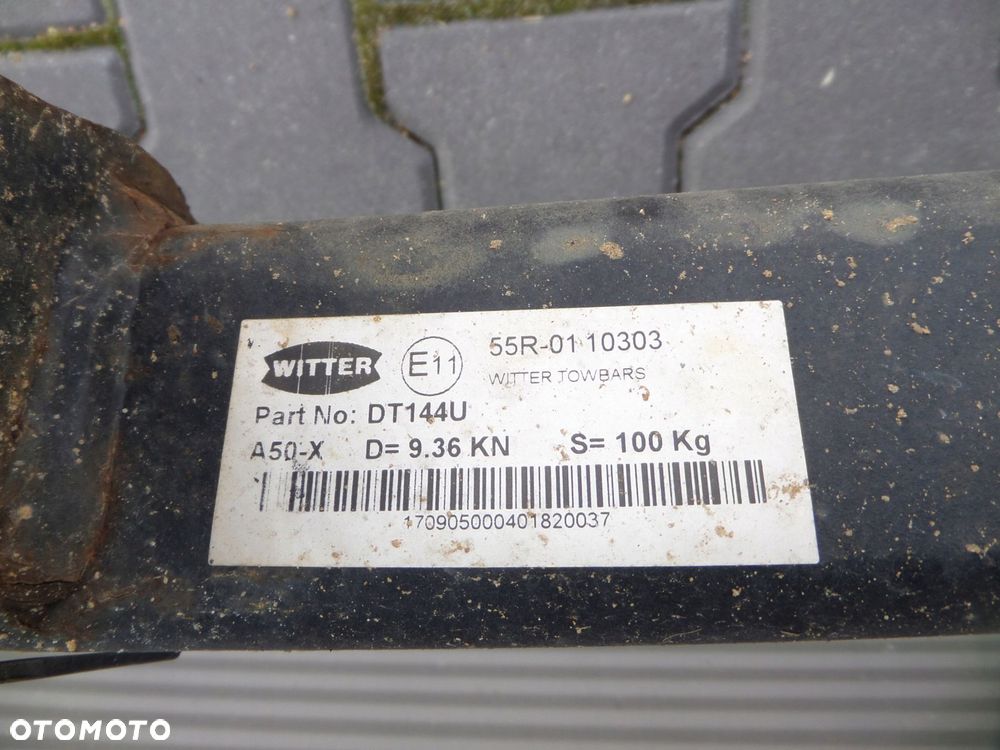 hak holowniczy nissan qashqai ii j11 witter 55r-01 10303 - 4