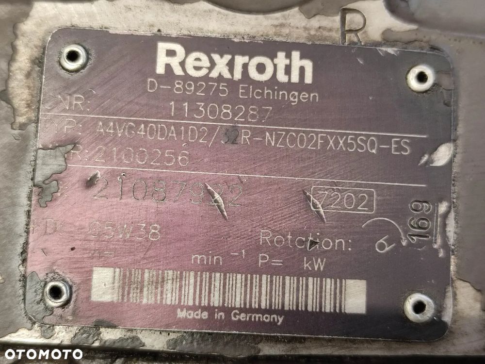 Pompa Jazdy Volvo L 25 (A4VG40DA1D2) - 12