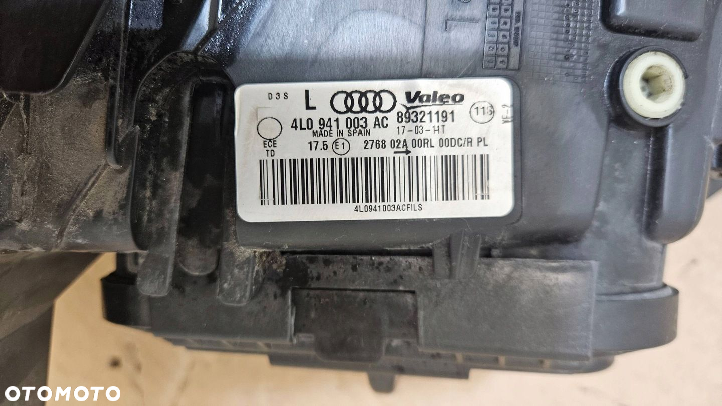 LAMPA PRZÓD PRZEDNIA LEWA AUDI Q7 LIFT LED XENON 4L0941003AC - 10