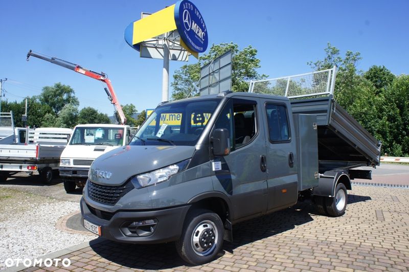 Iveco 35C14 doka skrzynia wywrotka HDS żuraw - 23