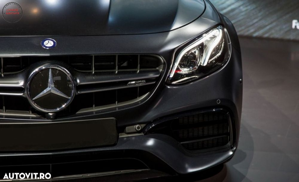 Bara Fata Mercedes E-Class W213 S213 C238 A238 (2016-2019) E63 Design Editie Negru- livrare gratuita - 14