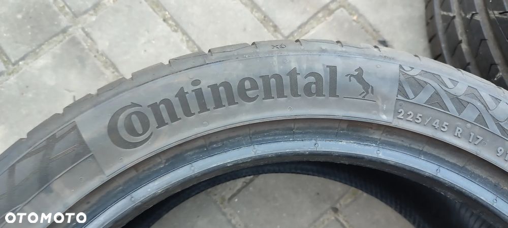 OPONY 225/45R17 Y CONTINENTAL PREMIUM CONTACT 7 (EV) (0923) 7mm ZDARTA STOPA 2 SZTUKI PARA - 4
