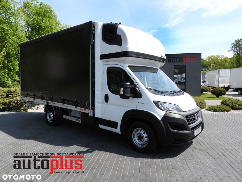 Fiat DUCATO PLANDEKA 10 PALET WEBASTO TEMPOMAT KLIMATYZACJA LEDY PNEUMATYKA  160KM - 2
