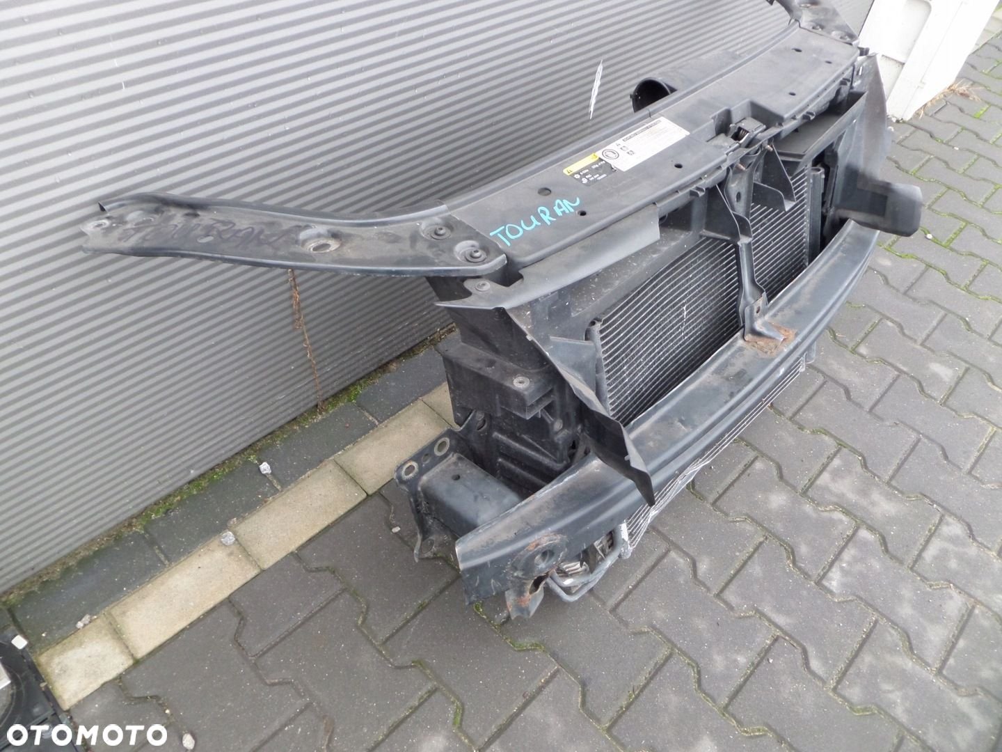 Komplet Chłodnic Wentylator Pas Przedni Wzmocnienie Touran 5T1 5TA - 2