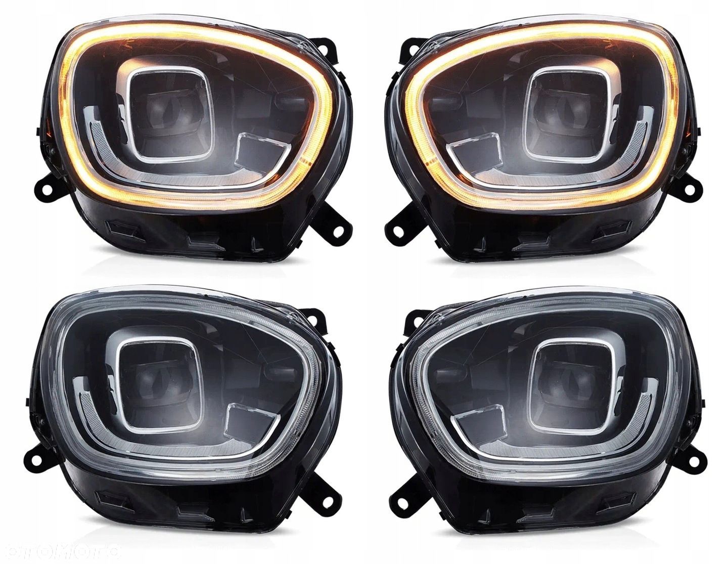 Reflektory Lampy kpl Full Led Diodowe Black Matrix Mini Countryman II 2 f60 - 1