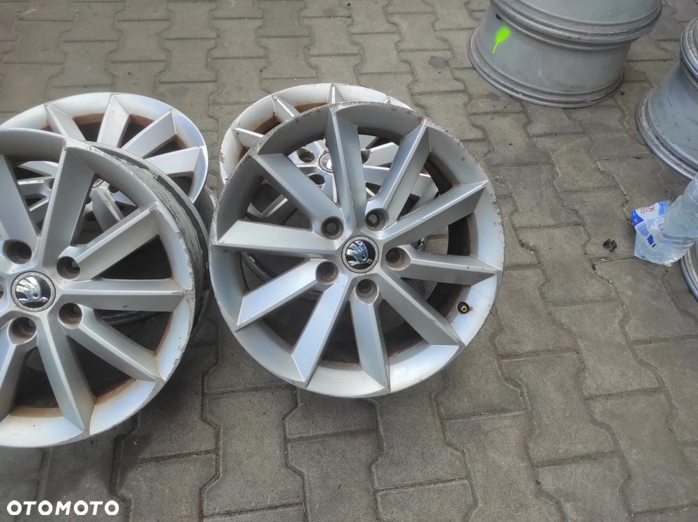 FELGI ALUMNIOWE ALUFELGI FELGI KOŁA 5X112 7J R16 ET45 3T0601025R AUDI A3 8P A4 B6 B7 VW CADDY TOURAN PASSAT B5 B6 B7 EOS SIROCCO GOLF 5 6 KOMBI JETTA PLUS SEAT LEON 2 ALTEA TOLEDO 3 ALTEA XL SKODA OCTAVIA 2 SUPERB 1 2 KOMPLET WYSYŁKA !!!! - 4