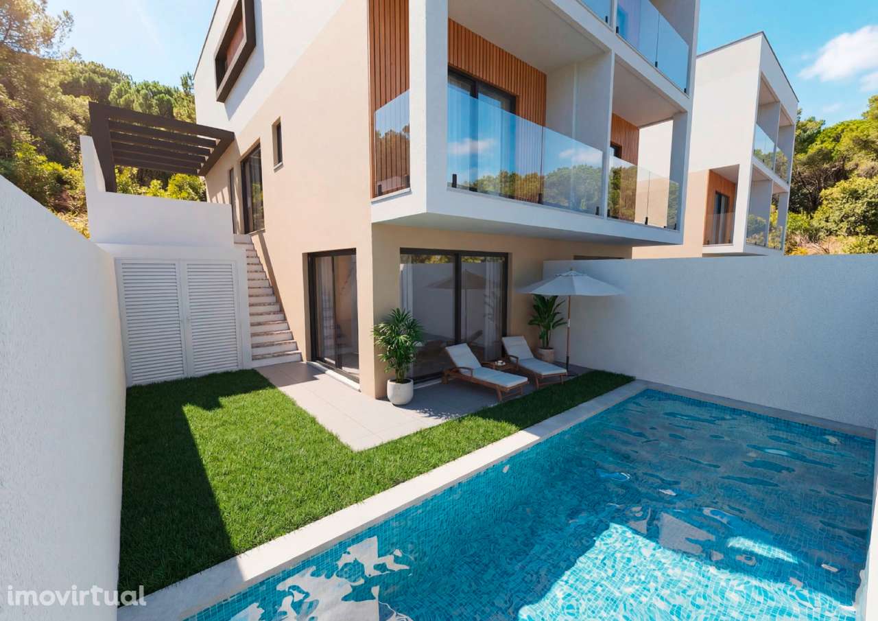 Fantástica Moradia Nova geminada T3+1 C/Piscina - Grande imagem: 5/14