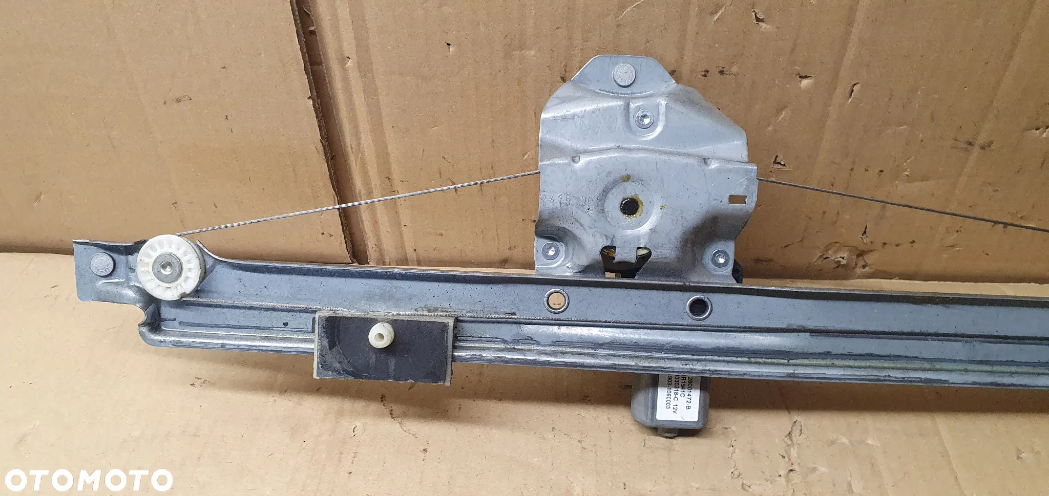 Mechanizm podnośnik szyby prawy przód Opel Vivaro B Trafic III 807210974R 93867658 - 5