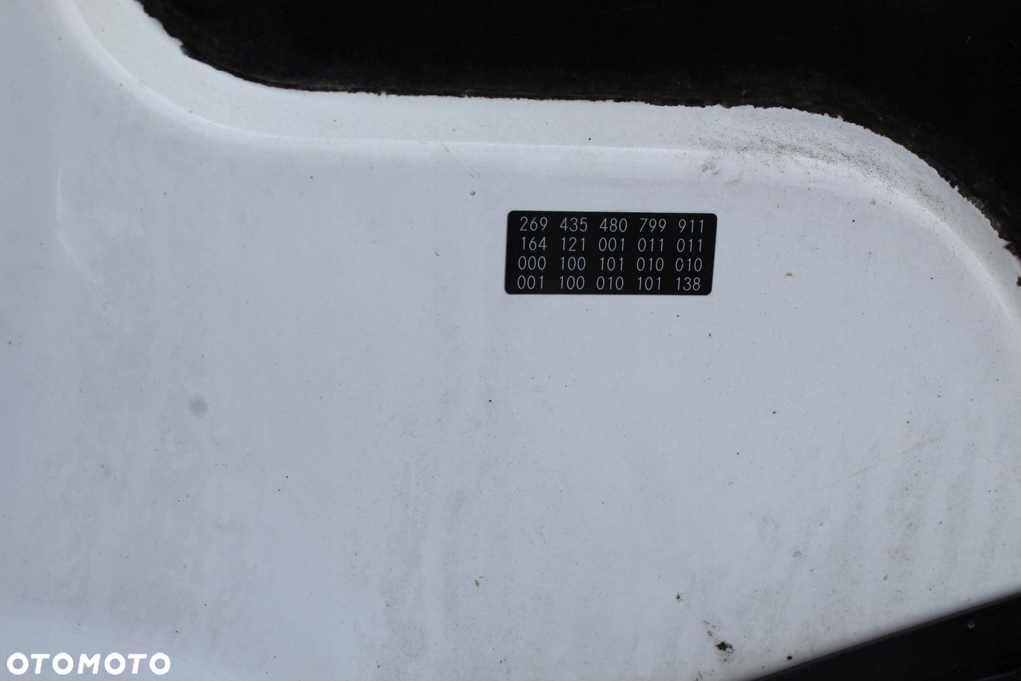 Maska pokrywa silnika OE Mercedes ML W164 kolor 799 - 14