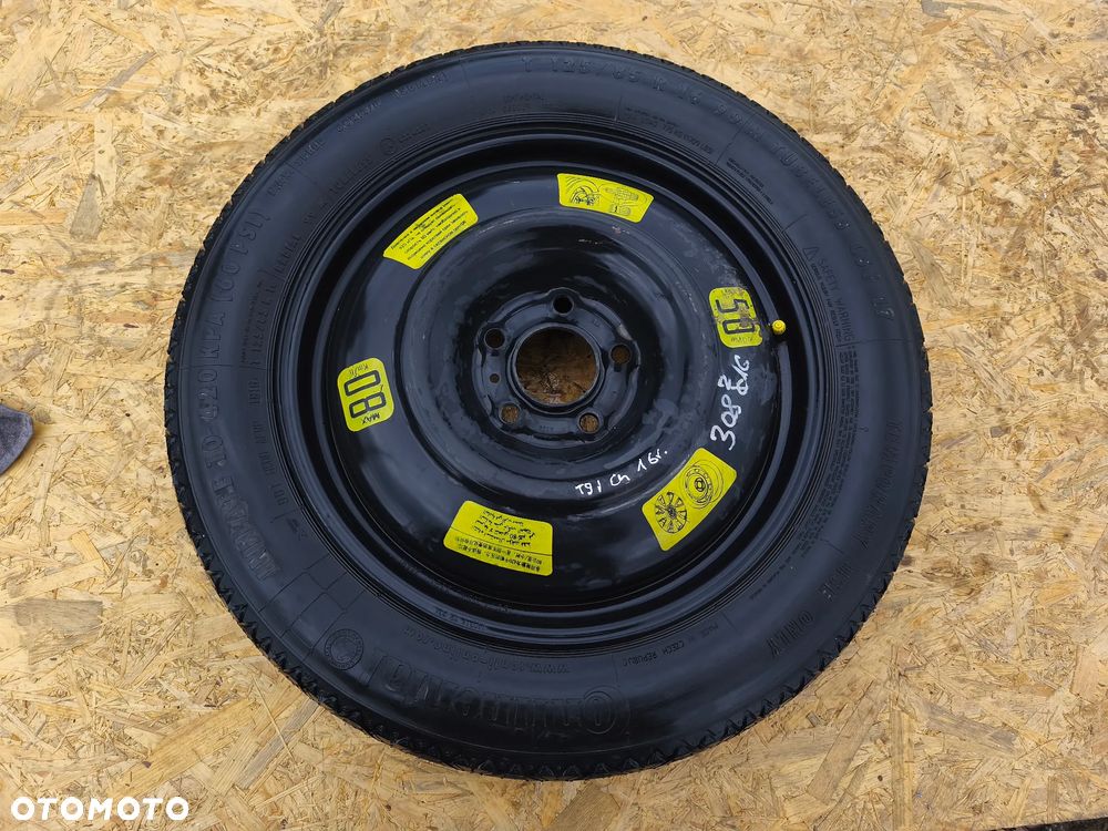 KOŁO DOJAZDOWE ZAPASOWE 5X108 PEUGEOT CITREON OPEL TOYOTA - 1