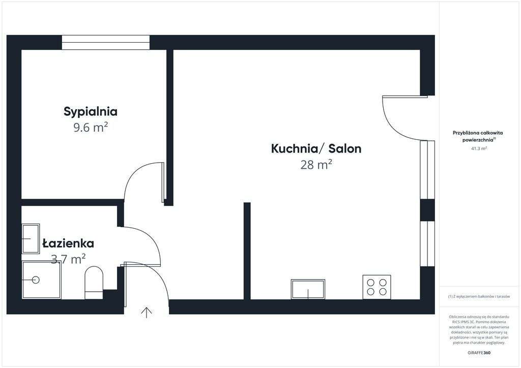 Funkcjonalne, 2 pokojowe mieszkanie - R.Mogilskie