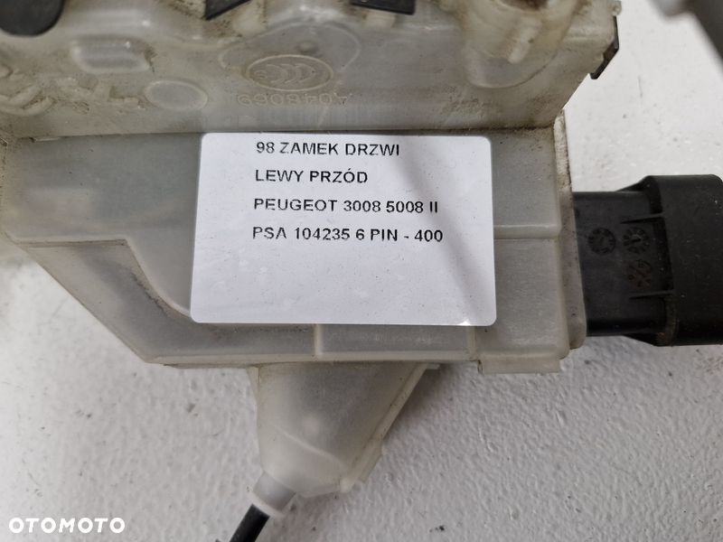 peugeot 3008 5008 ii zamek drzwi lewy przód psa 10435 6 pin - 3