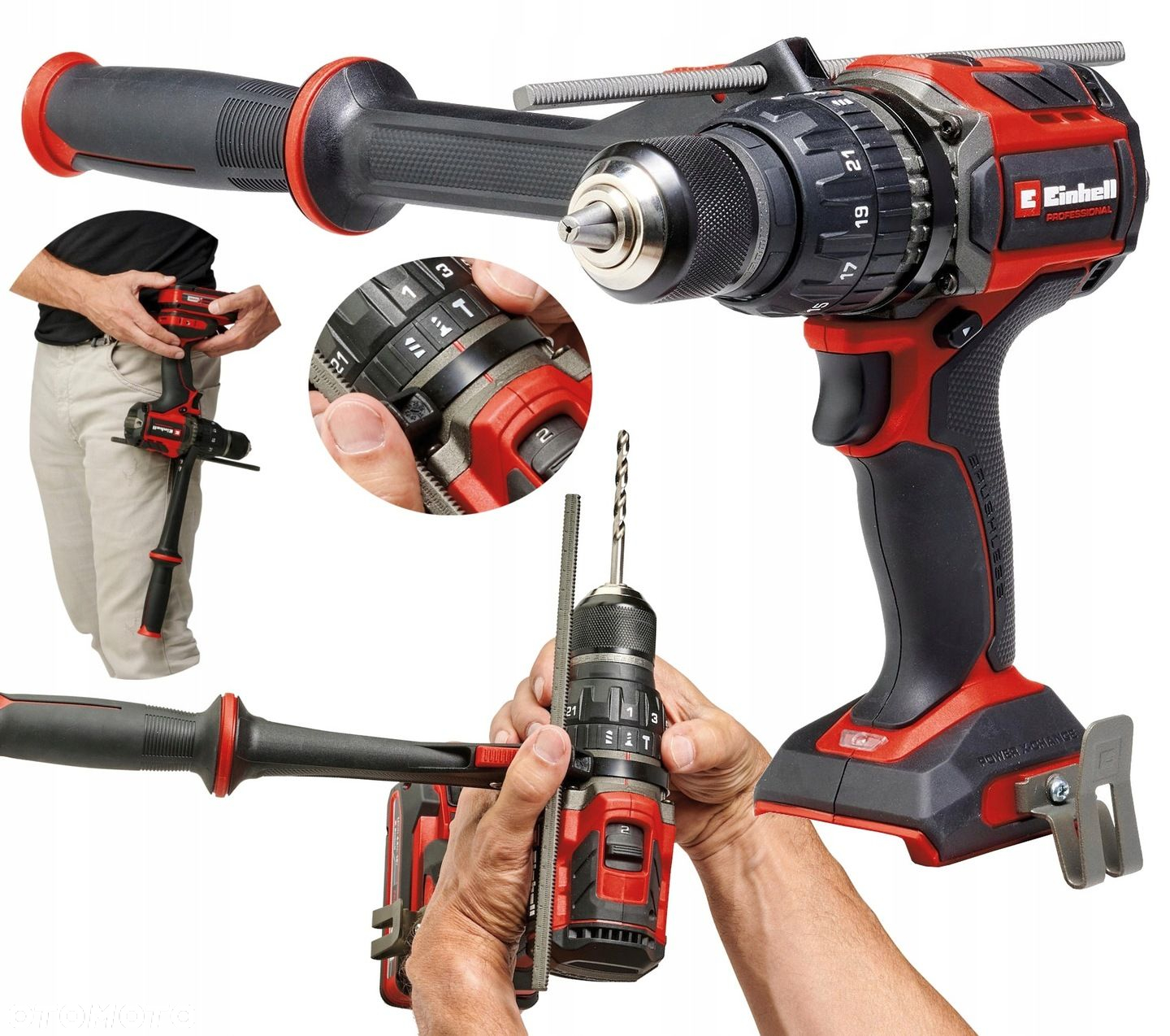 EINHELL AKUMULATOROWA WIERTARKO-WKRĘTARKA UDAROWA TP-CD 18/120 Li i 18V - 15