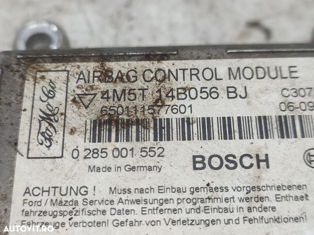 Modul calculator airbag 4M5T14B056BJ Ford Focus 2 [2004 - 2008] 1.8 K - 3