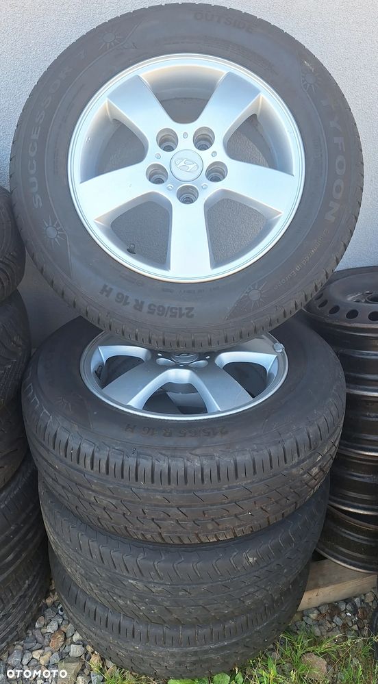 KPL.FELG ALUMINIOWYCH 16 CALI /OPONY 215/65R16- HYUNDAI TUCSON,KIA SPORTAGE - 2