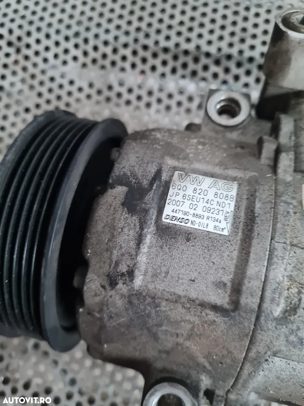 Compresor Clima AC Aer Conditionat Vw Polo 6R Skoda Fabia 2 Praktik Roomster Seat Ibiza Dupa 2008 C - 6