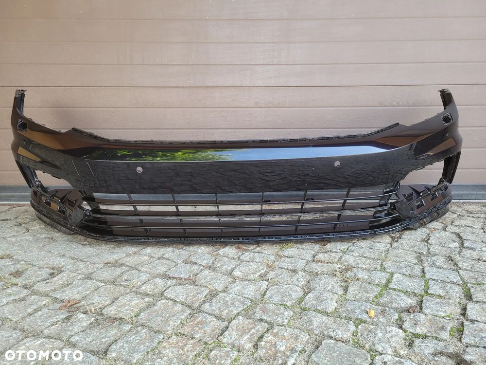 ZDERZAK PRZEDNI PRZÓD VW PASSAT B8 R-LINE LC9X KRATKA ŚRODKOWA - 1