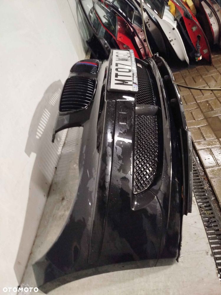 + ZDERZAK PRZÓD PRZEDNI BMW E87 SERIA 1 SCHWARZ 2 II CZARNY - 2